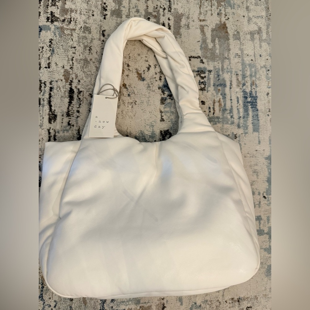 A New Day Women's cream shoulder Bag NWT